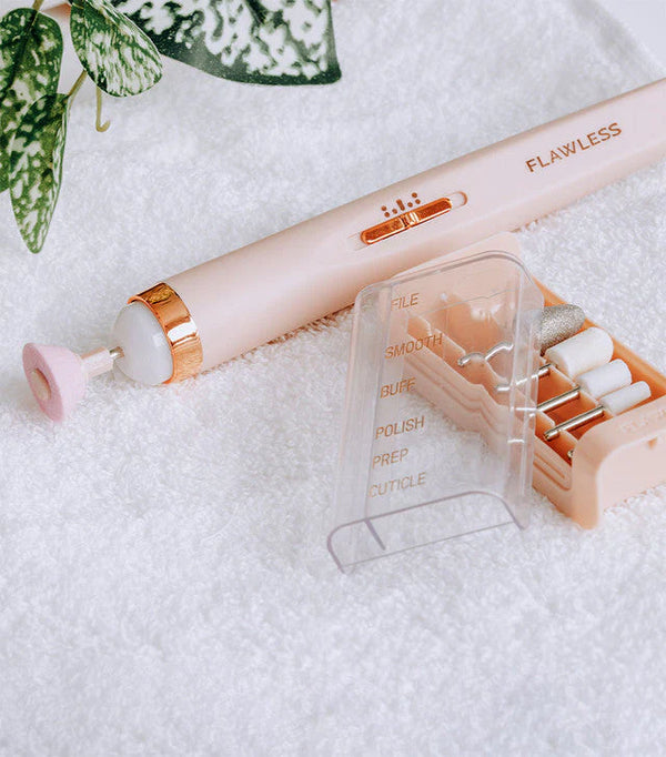 Rechargeable Flawless Nail Finishing Touch Pedicure Manicure Tool
