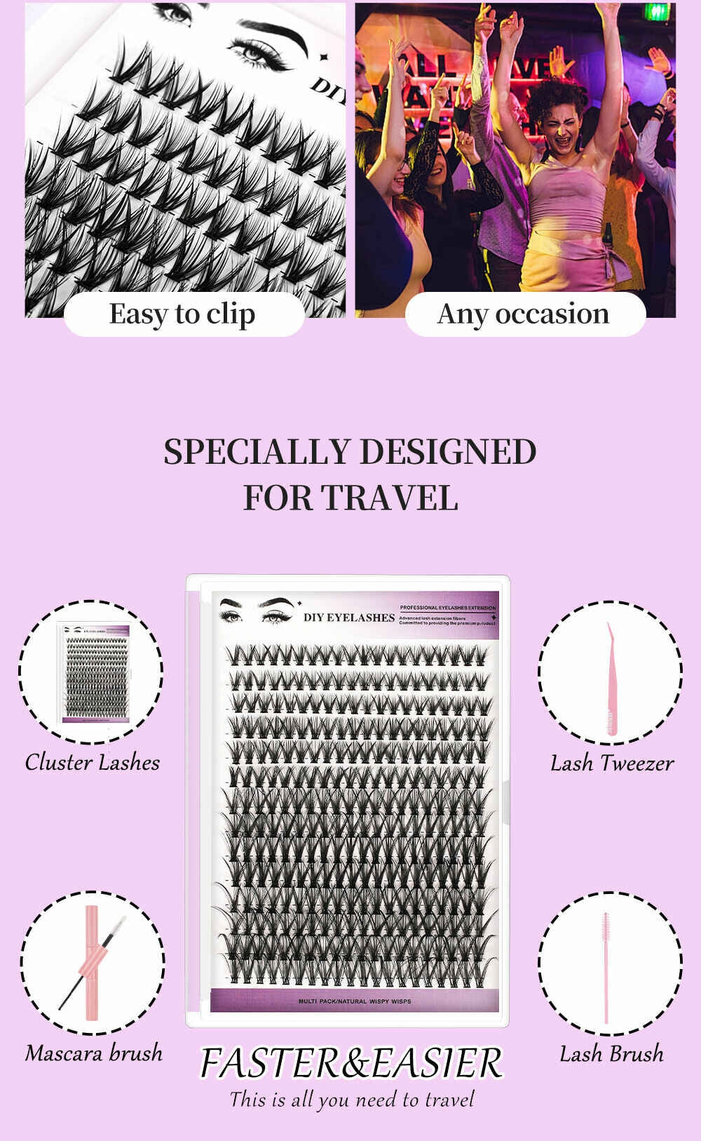 DIY Cluster Lash Kit