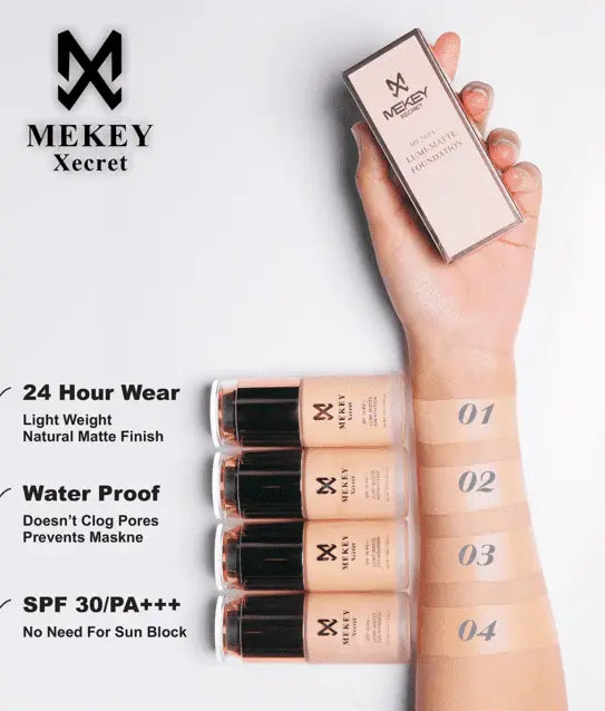 Mekey Xecret Lumi Matte Foundation