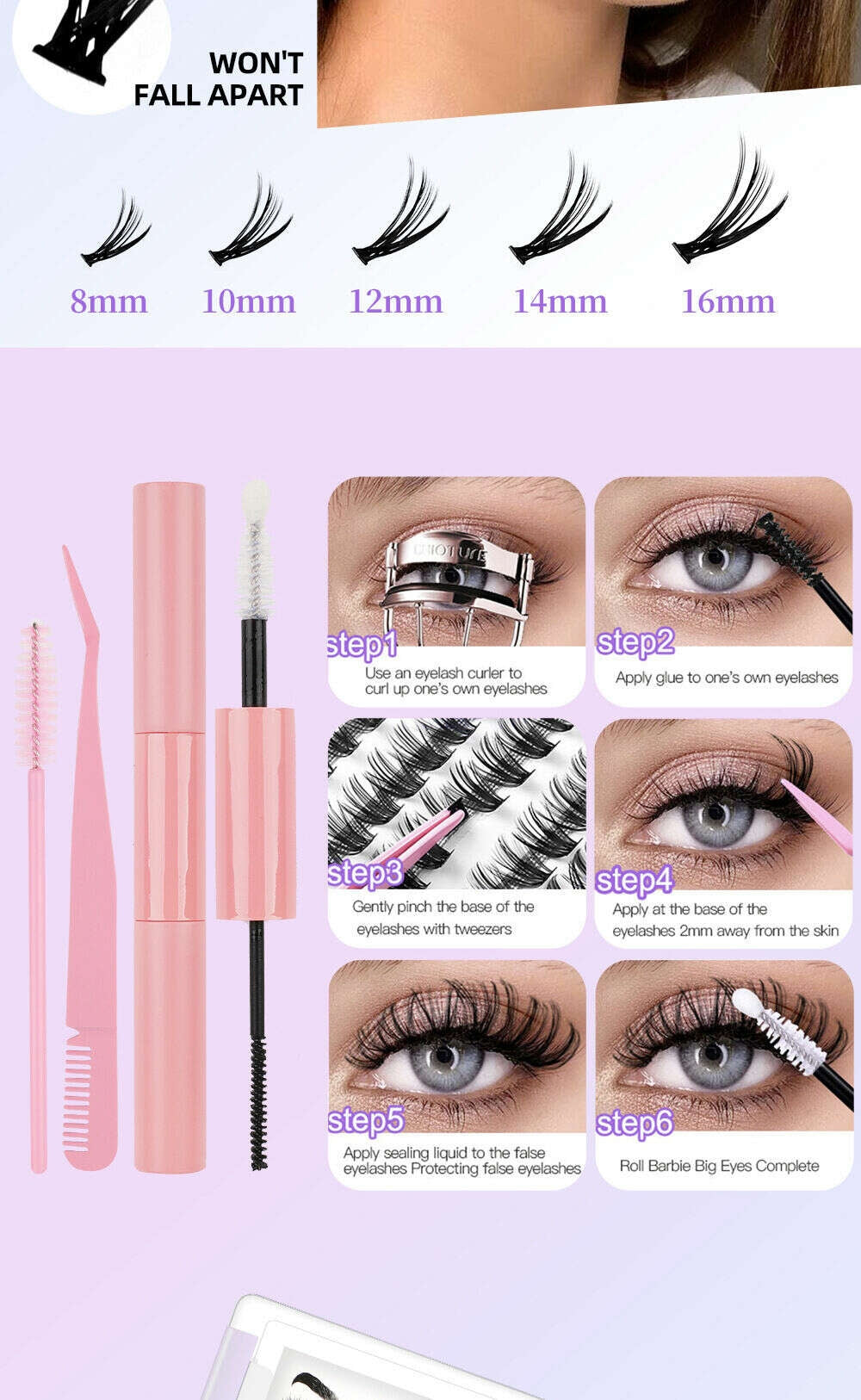 DIY Cluster Lash Kit