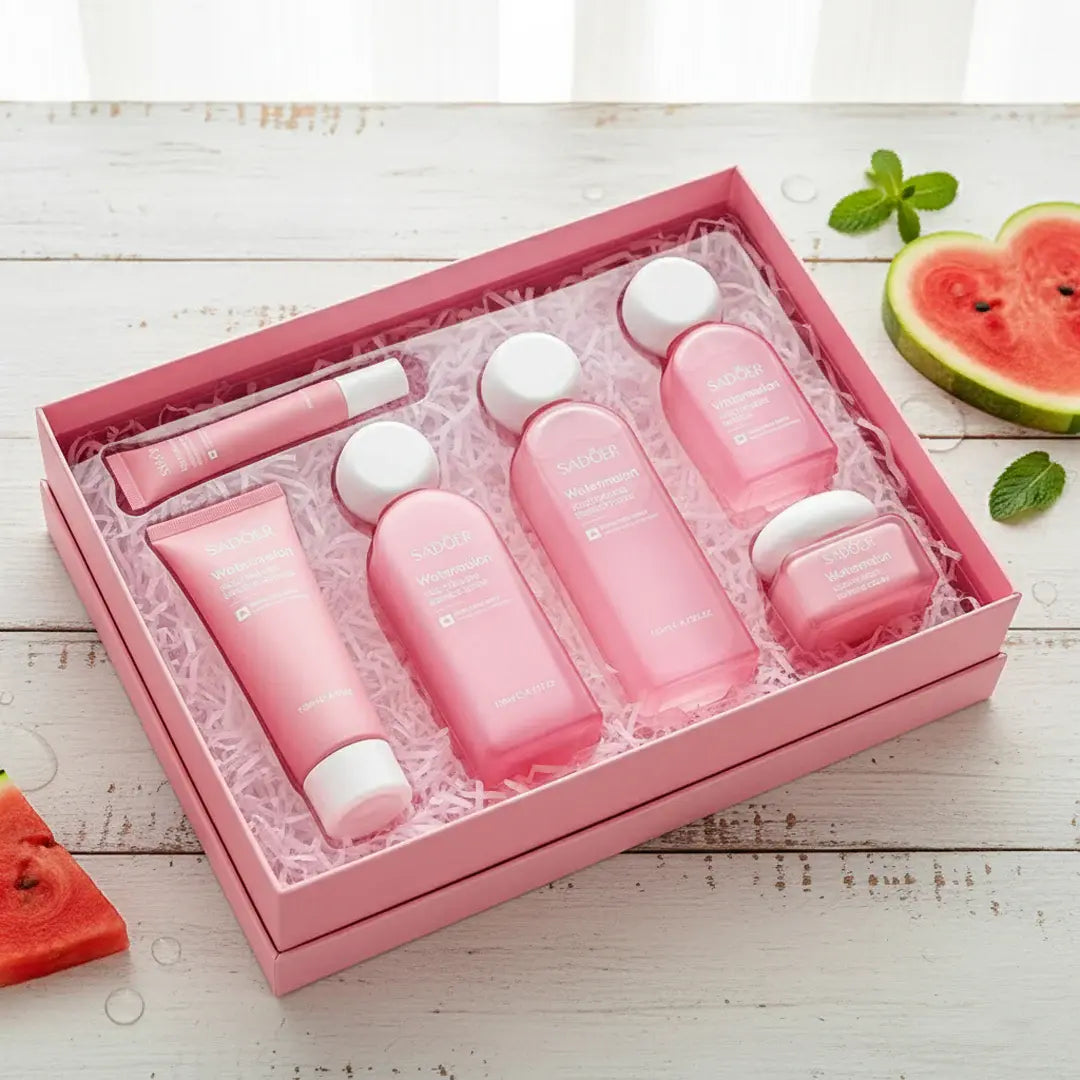 Sadoer Watermelon 6-Piece Skincare Set | Brightening & Hydrating Care