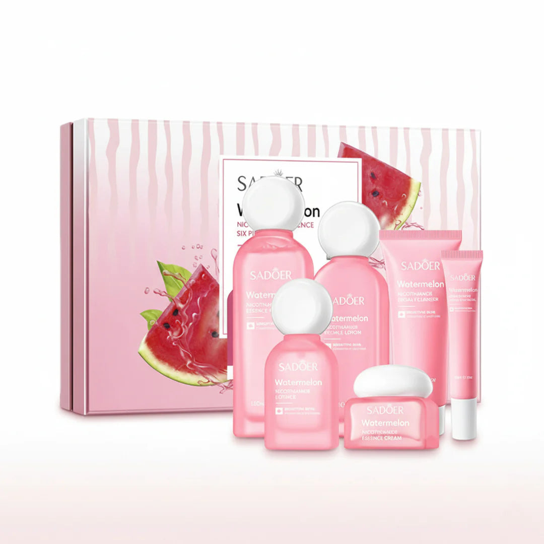 Sadoer Watermelon 6-Piece Skincare Set | Brightening & Hydrating Care