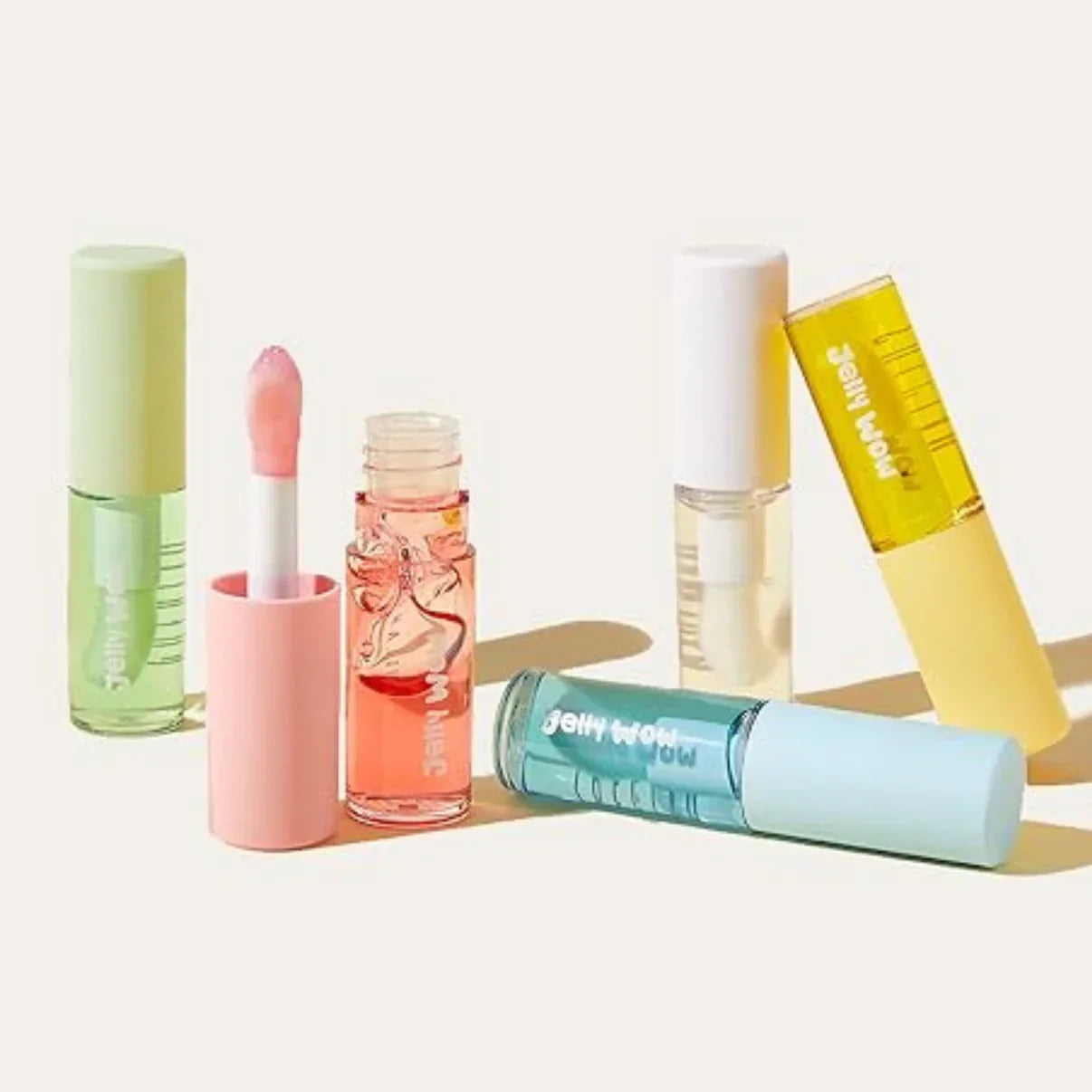 5 in1 Sheglam Jelly  Hydrating Lip Oil – Transparent Glossy