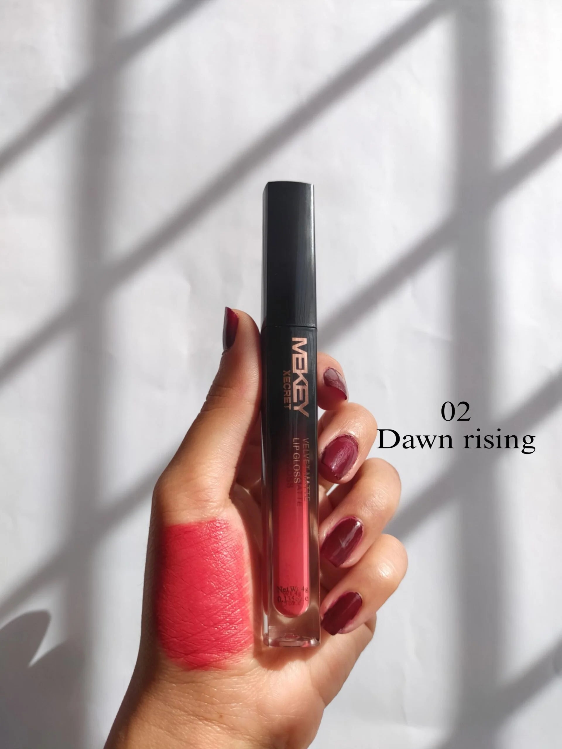 Mekey Xecret Velvet Matte Liquid Lip Gloss