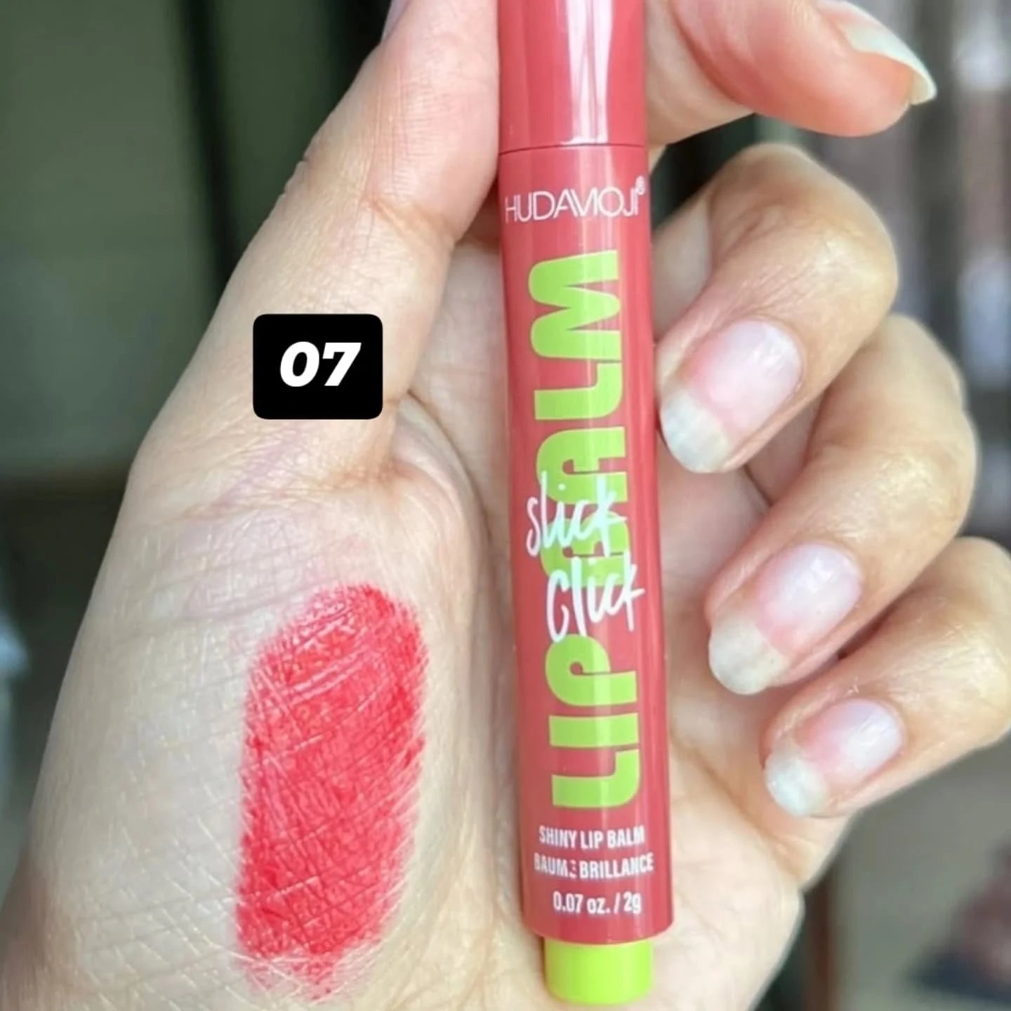 HUDAMOJI -STICK CLICK TINTED LIP BALM