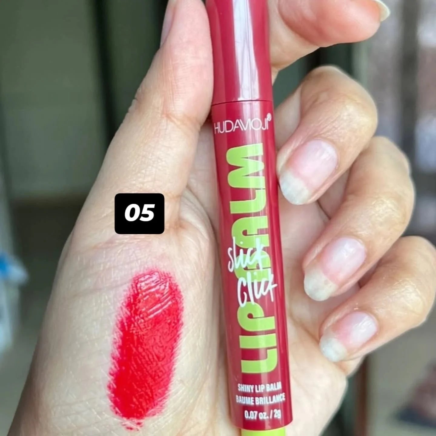 HUDAMOJI -STICK CLICK TINTED LIP BALM