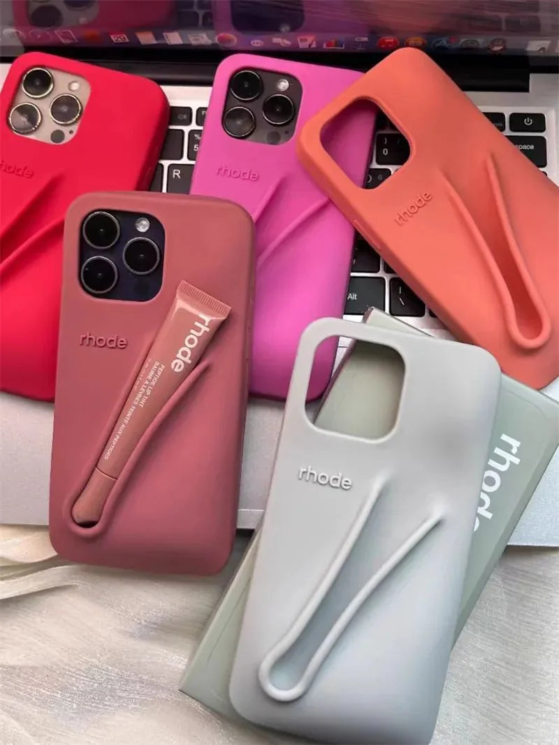 Rhode phone case with lip shade