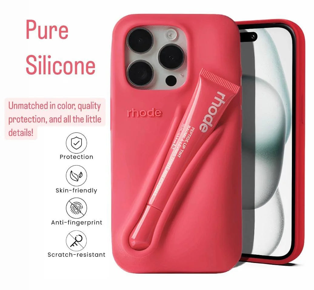 Rhode phone case with lip shade