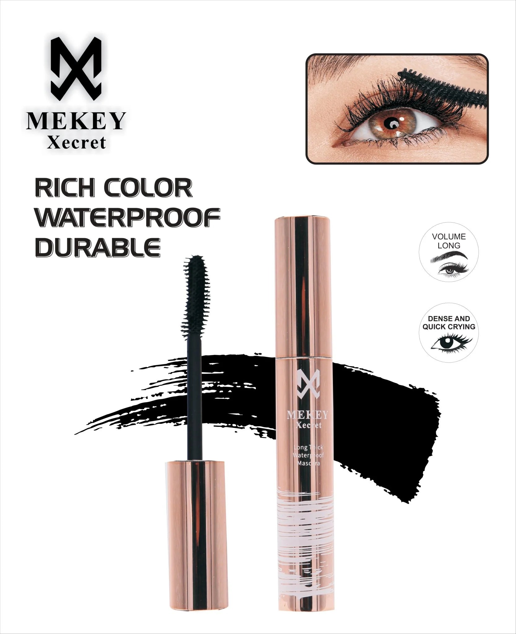 Mekeyxecret Waterproof Mascara